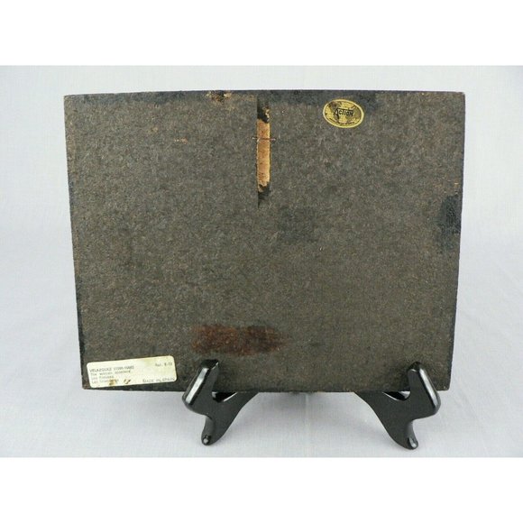 Velazquez Art Print Decoupage & Antiqued Finish on Wood Panel the Women Spinners - Picture 6 of 12